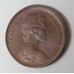 AUSTRALIA 1966 . ONE 1 CENT COIN . ERROR . OFF CENTRE MIS-STRIKE